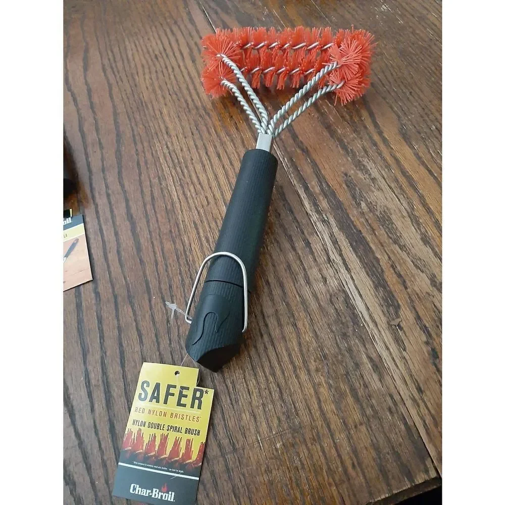New Grilling BBQ Cooking Spatula and Grill Wire and Nylon Brushes  NWT